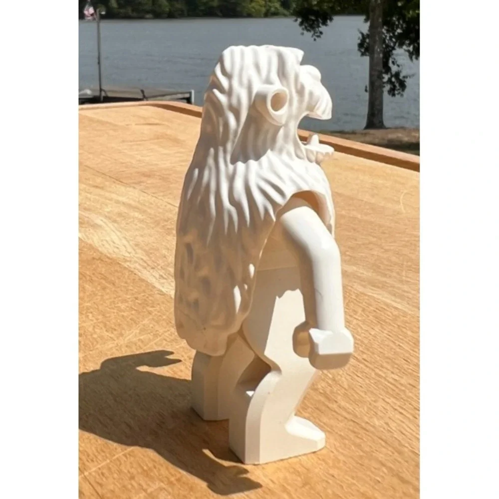 LEGO White Yeti Monster Figure Wampa Style Bigfoot Creature Rare